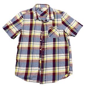 LRG Lifted Research Group Collared Button Down Top